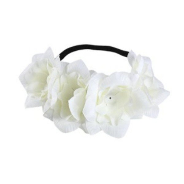 Producto - Diademas de flores blancas