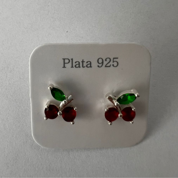 Producto - Aros de plata Cereza