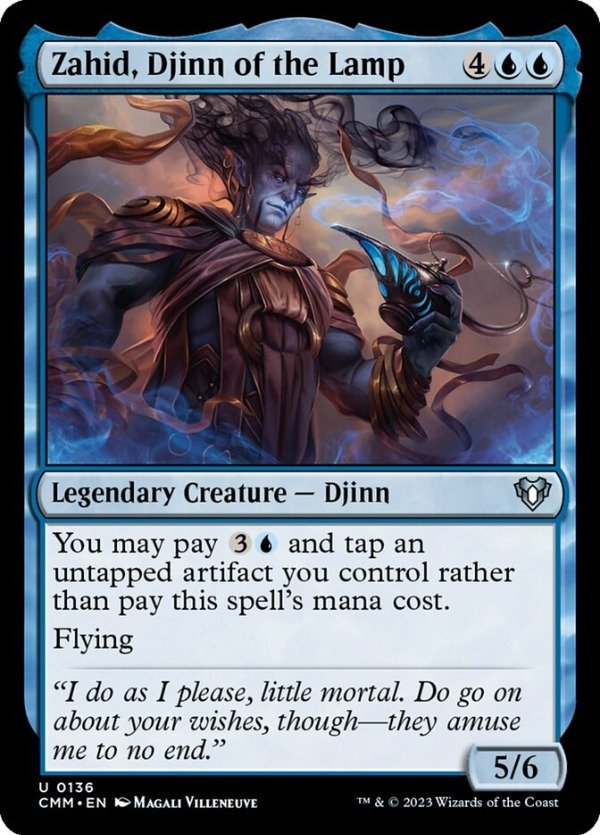 Producto - Zahid, Djinn of the Lamp #136  Commander Masters