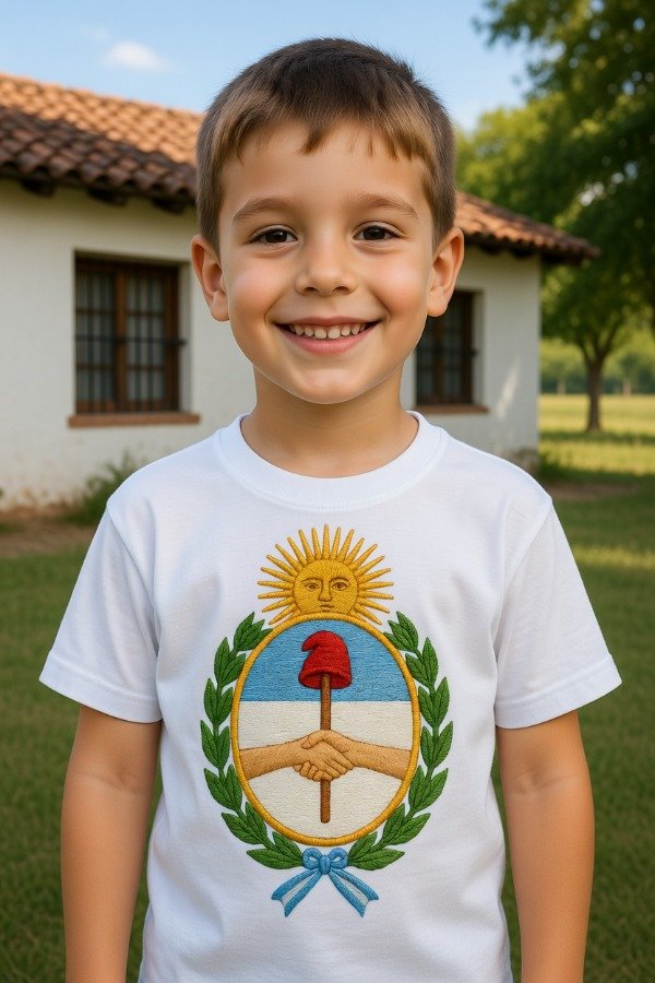 Producto - Remera MI escudo - Mi Bandera