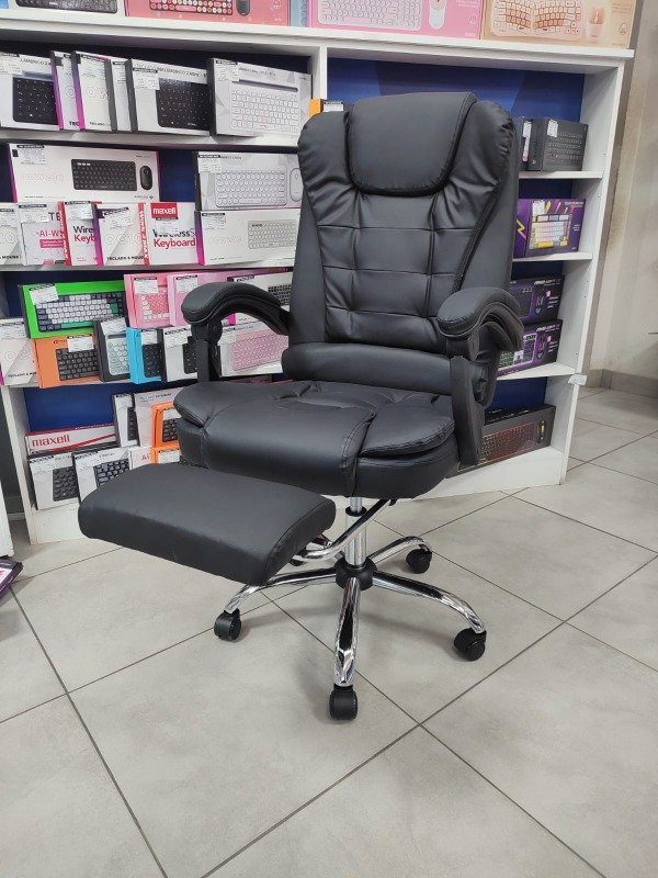 Producto - Sillon Ejecutivo Ergpnomico C/Apoya Pies Netmak NM-CONFORT