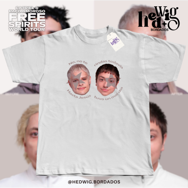 Producto - Remera Hasta Jesus CA7RIEL Y PACO - DTF