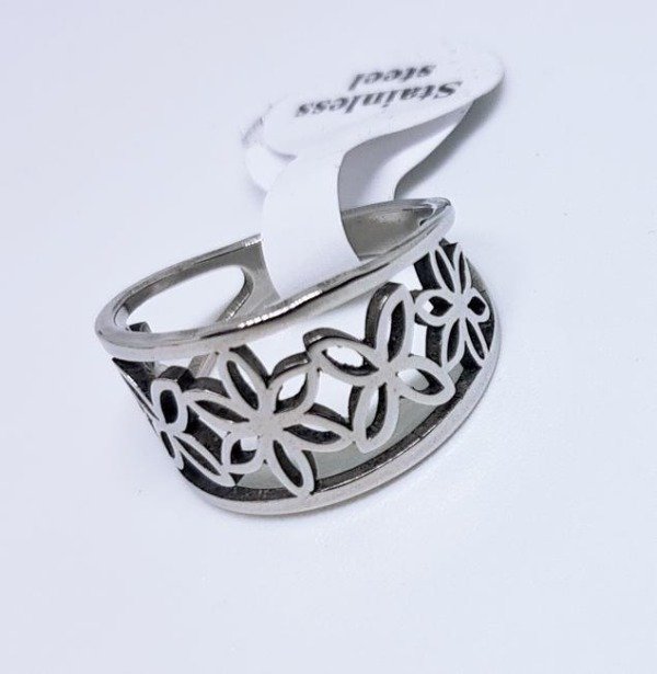 Producto - Anillo calado flor talle 16