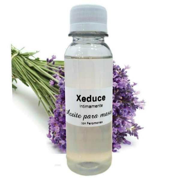 Producto - Aceite sedoso para masajes con feromonas y aceite esencial de Lavanda