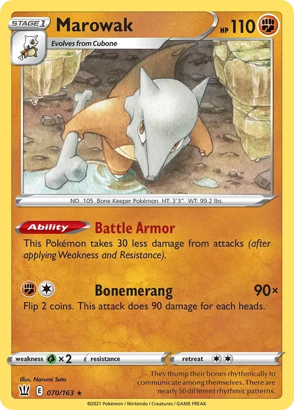 Producto - Marowak - 070/163 - Battle Styles
