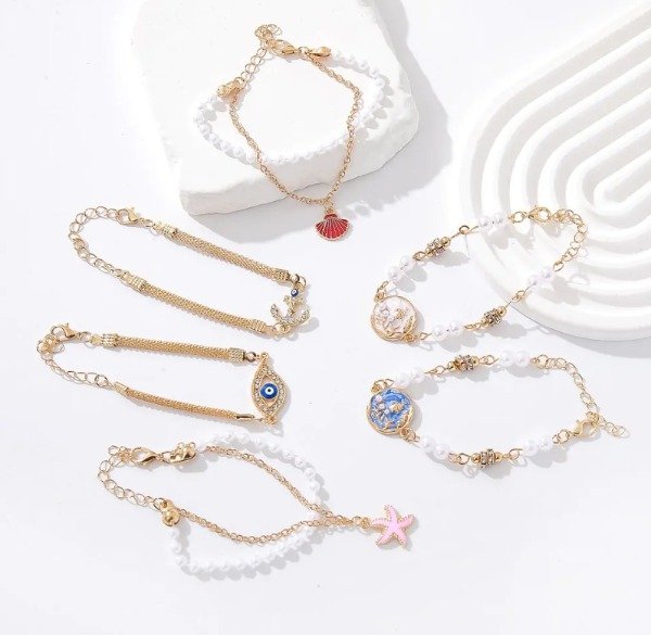 Producto - pulsera metal oceano