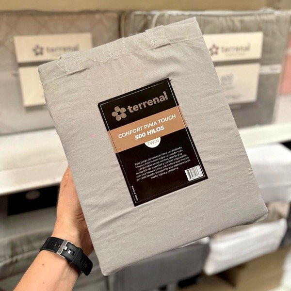 Producto - Sabana Pima Comfort King Terrenal 500 Hilos SP3