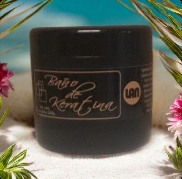 Producto - baño de crema de keratina lan x 250 grs