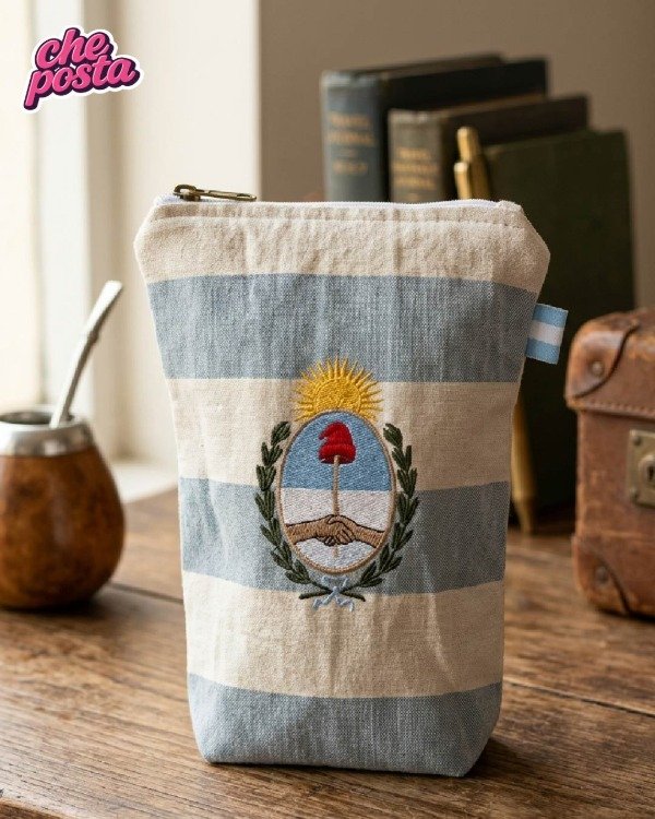 Producto - Yerbera de tela - Escudo patrio
