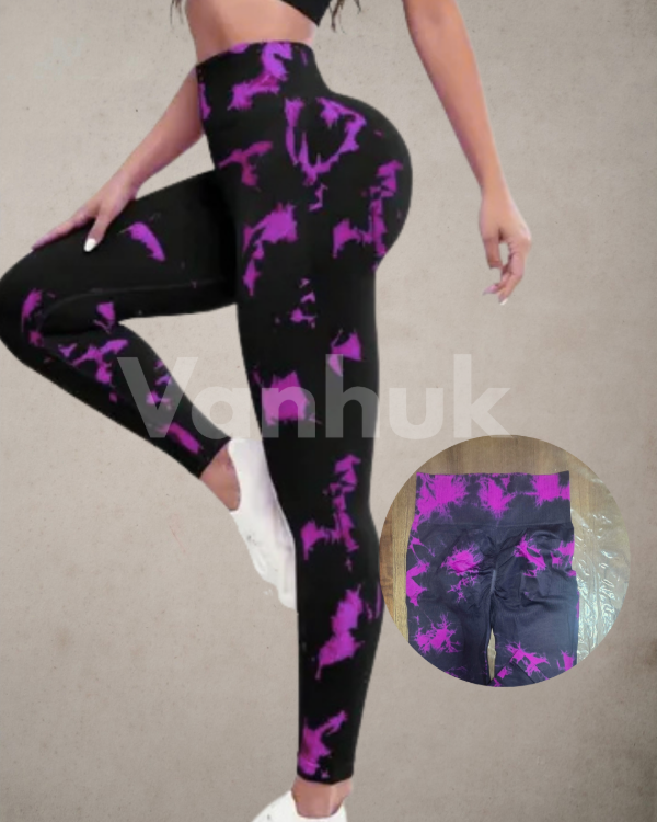 Producto - Calza seamless Batick Negro/Fucsia DP98201 - 0