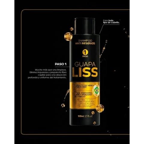 Producto - Alisado Profesional sin Formol, Espejo Argan Guapa liss Nutre 3 pasos - 2