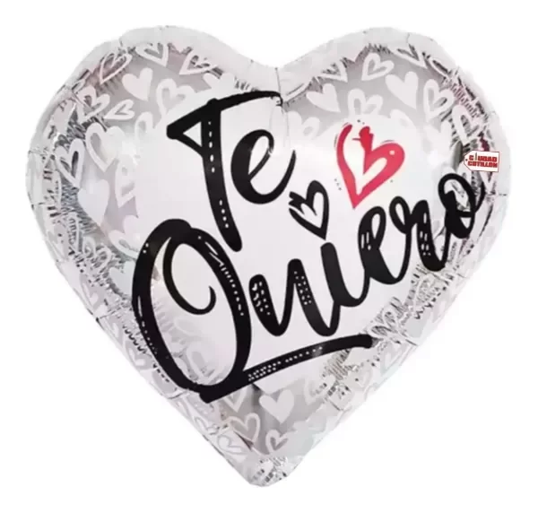 Producto - Corazon Te Quiero 18" - Plateado
