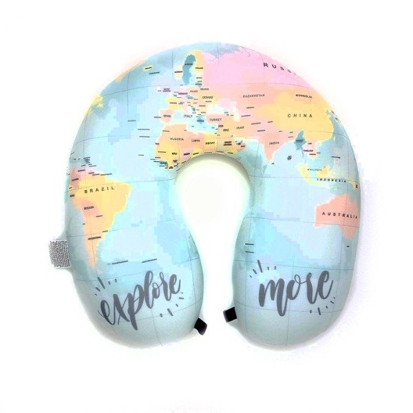 Producto - ALMOHADON CUELLO DE VIAJE -  MAPA