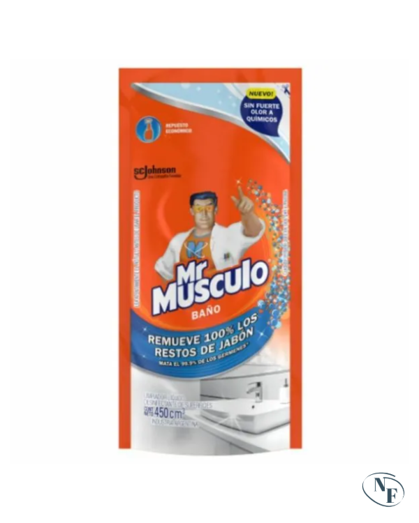 Producto - MR MUSCULO BAÑO REPUESTO X450ML