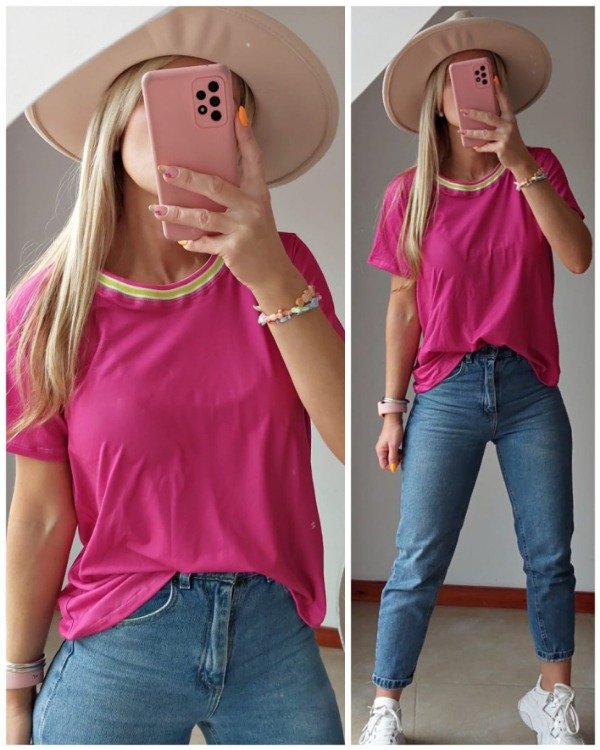 Producto - EXCLUSIVO ONLINE - Remera Ori FUCSIA