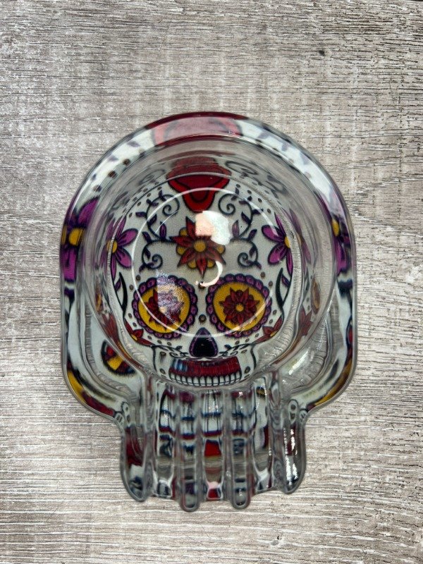 Producto - Cenicero Vidrio Skull Calavera - 1