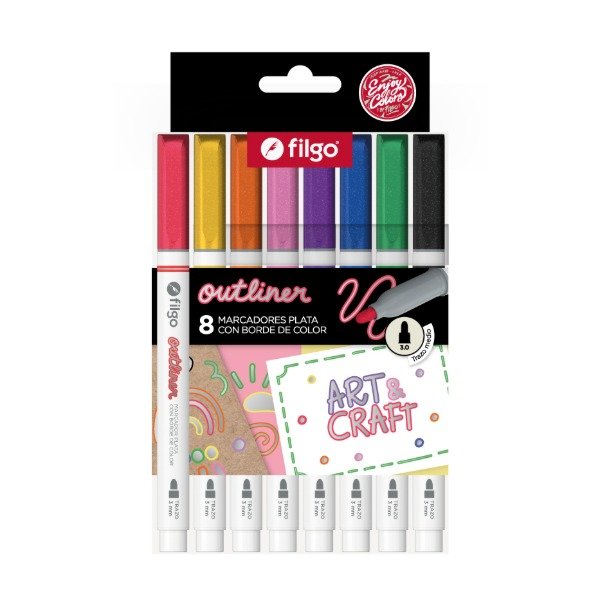 Producto - Marcadores Outliner x8 FILGO
