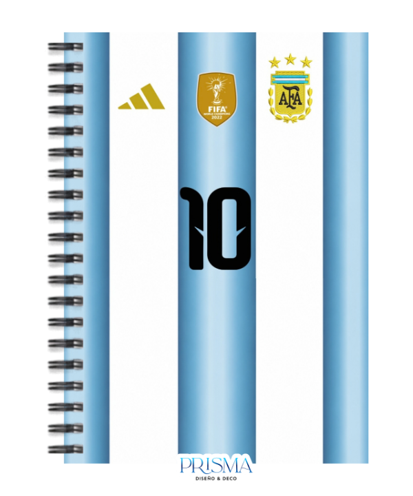 Producto - Cuaderno A5 Messi Camiseta - 0