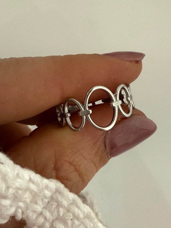 Producto - N479 Anillo círculos acero quirúrgico