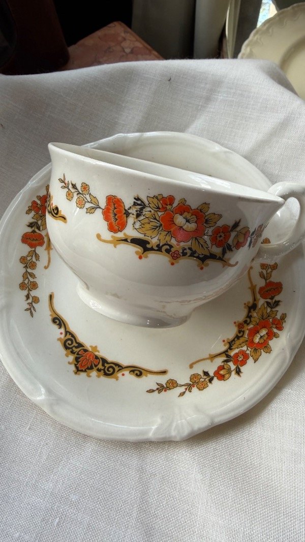 Producto - Taza de té flor naranja - 1