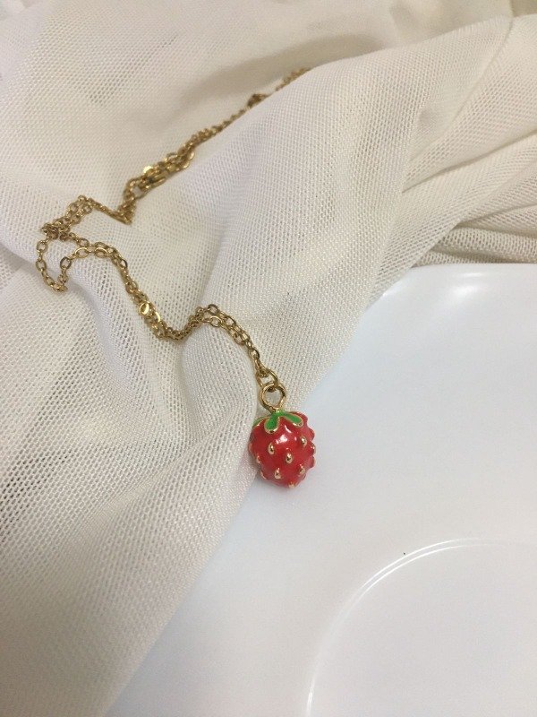 Producto - Cadena Frutillita Acero Dorado