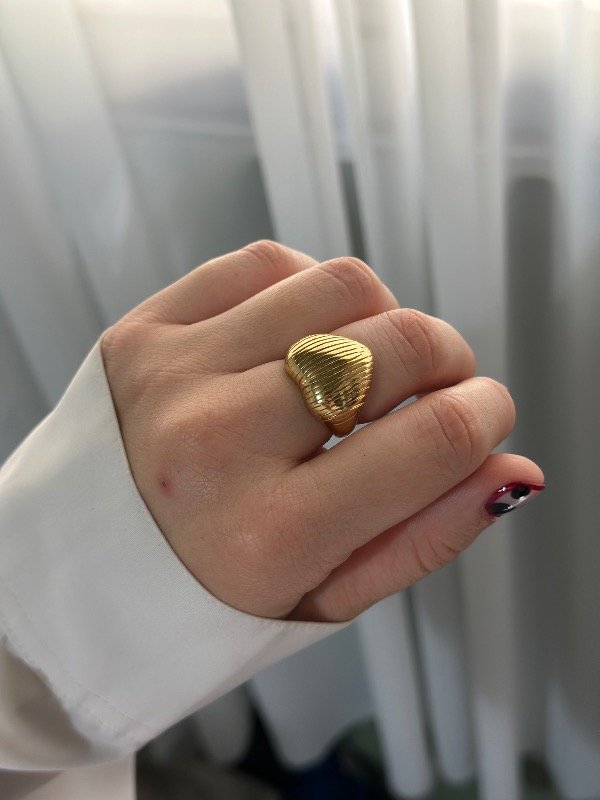 Producto - Anillo Maxi heart gold