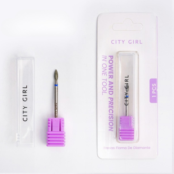 Producto - FRESA FLAMA DIAMANTADA CINTA AZUL  CITY GIRL
