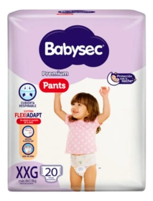 Producto - Pañales Pants Babysec Premium Xxg 20