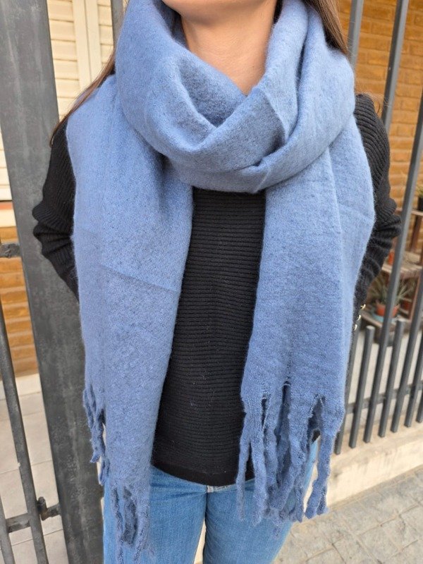 Producto - Ruana Nube Azul