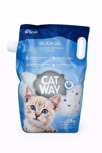 Producto - Piedras Silica  Cat Way Neutras 1.8 kg