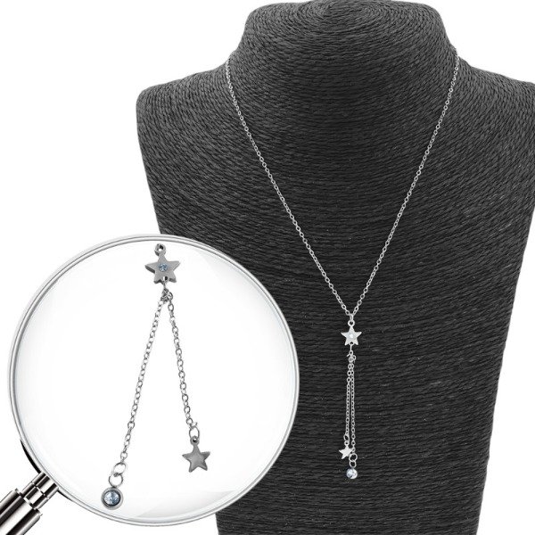 Producto - COLLAR COLGANTE ESTRELLA CON CUBIC