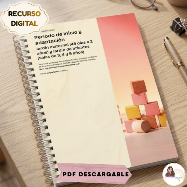 Producto - Guía completa - Periodo de inicio y adaptación - Jardín Maternal e Infantes