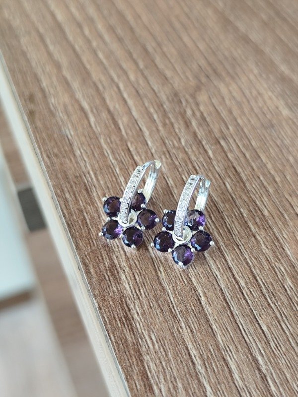 Producto - Argollitas Florci Violeta