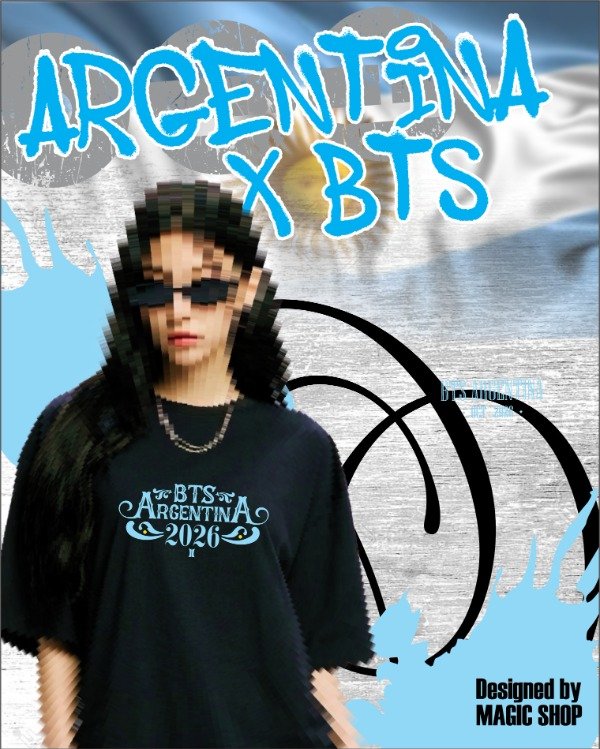 Producto - Remera BTS ARGENTINA 2026