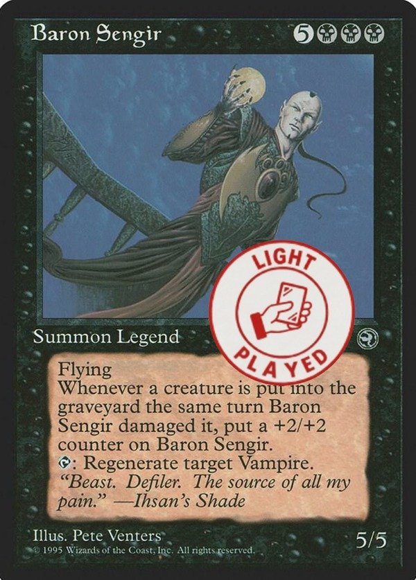 Producto - Baron Sengir  Homelands LIGHT PLAYED