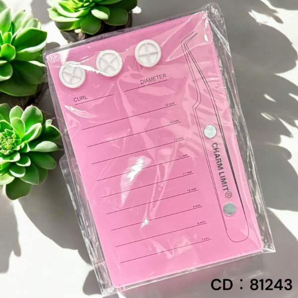 Producto - BASE PORTA EXTENSIONES DE PESTAÑAS CON PORTA PEGAMENTO CHARM LIMIT