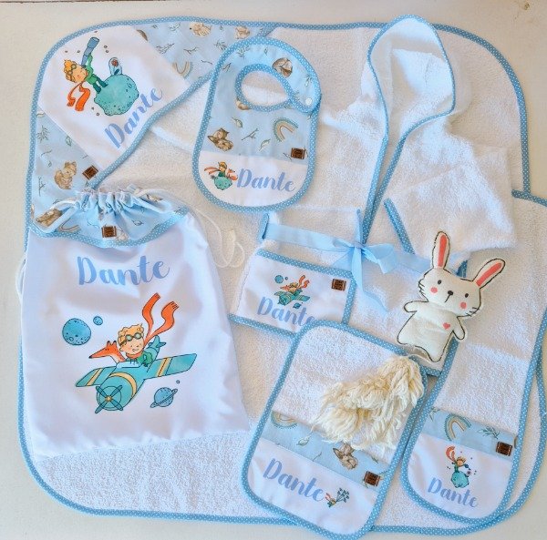 Producto - Set de higiene Principito celeste