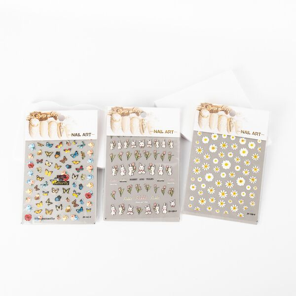 Producto - Stickers para Uñas 5D Decorativos con Diseños Variados