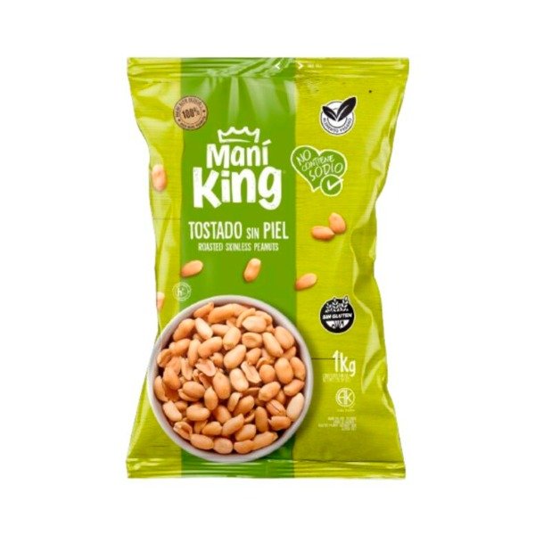 Producto - Mani Tostado sin Piel x 1kg MANI KING