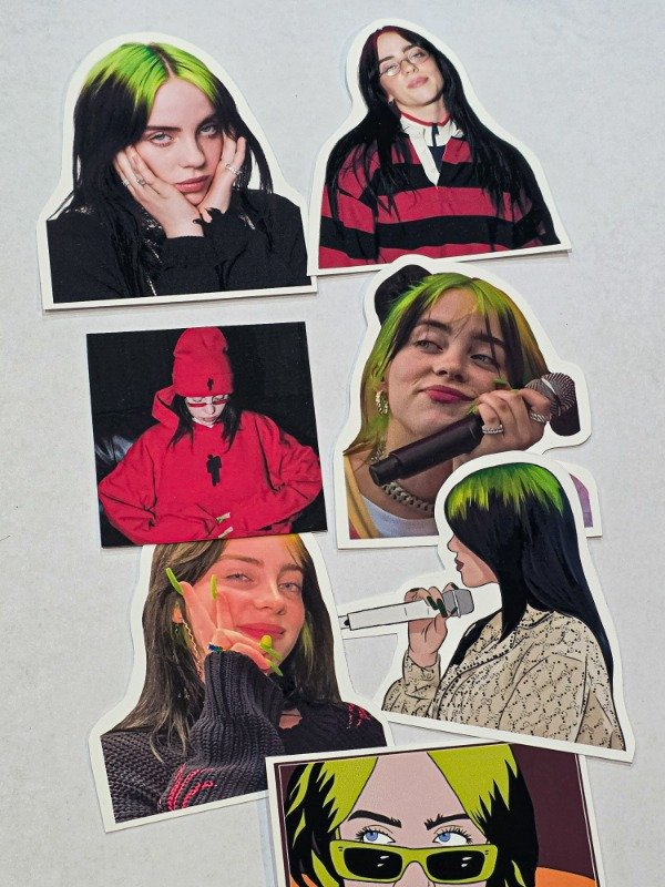 Producto - Sticker Billie Eilish surtido