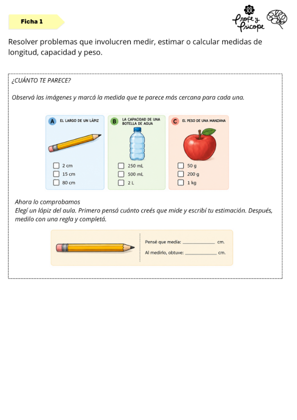 Producto - MEDIDAS 5to GRADO: Longitud, peso y capacidad - 1