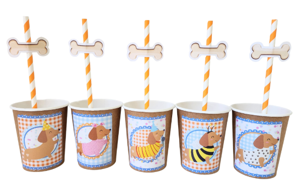 Producto - Perro Salchicha Vasos X 5 unidades - 8