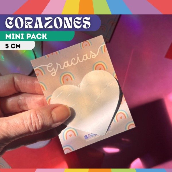 Producto - Mini Corazones  (Pack x 3u.) . / SIN PERSONALIZAR