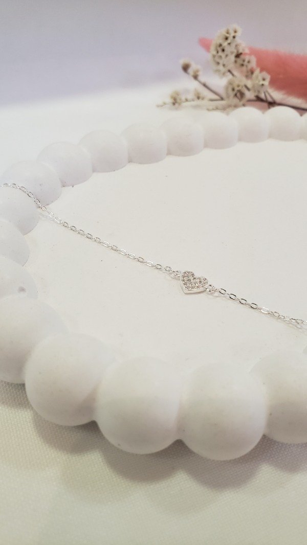 Producto - Pulsera corazon con strass