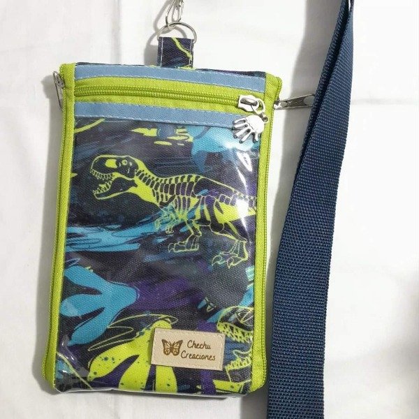 Producto - Porta celular colgante dinos