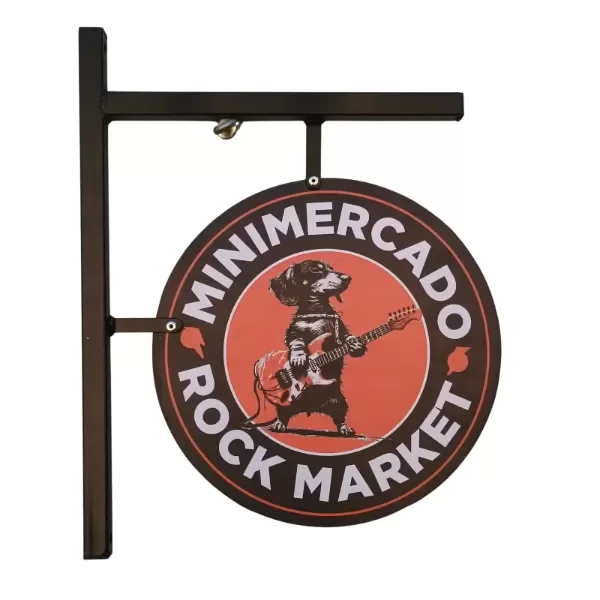 Producto - Cartel Saliente Redondo Plano 30cm