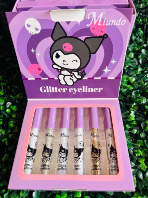 Producto - Delineador con glitter x 6 kuromi