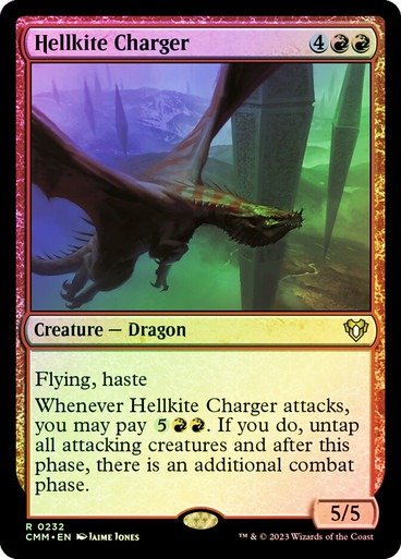 Producto - Hellkite Charger Foil  Commander Masters