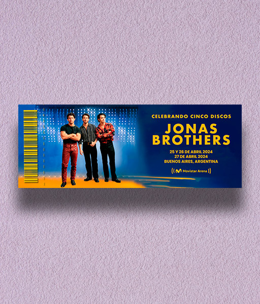 Producto - ENTRADA JONAS