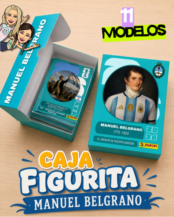 Producto - CAJA FIGURITA BELGRANO